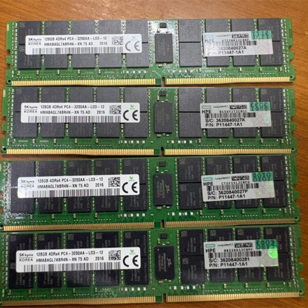 SK HYNIX 128GB 4DRX4 PC4 - 3200AA - LD3 - 12 / MODULE HMABAGL7ABR4N - XN T5 AD (REFUBRISHED-PULLED OUT)